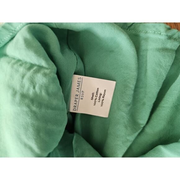 Draper James Green Gingham Dress Women's Size S Cottagecore - Picture 5 of 7